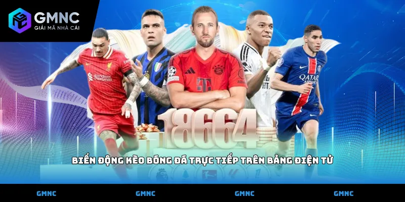 Biến động kèo bóng đá trực tiếp trên bảng điện tử